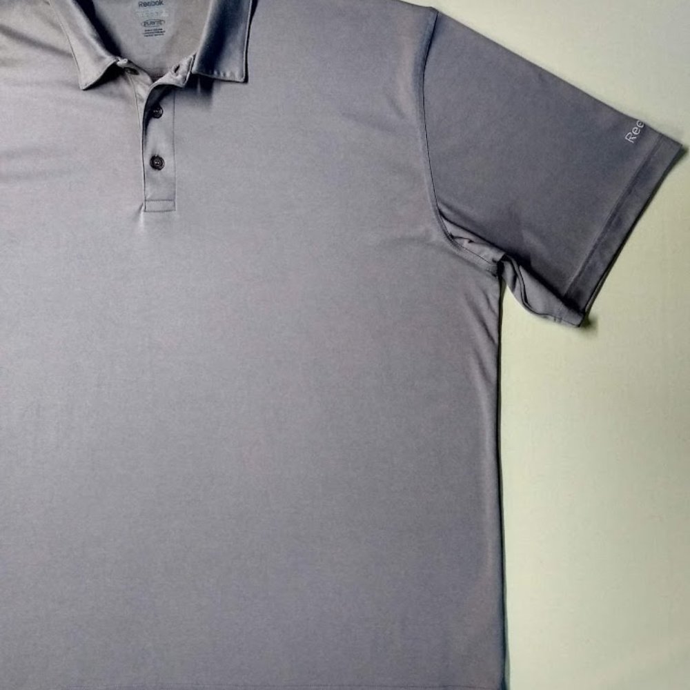 REEBOK Play Dry Performance Polo Golf Shirt XL